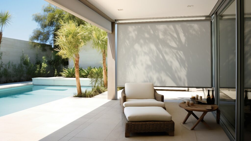 Cool Area Exterior Roller Shade